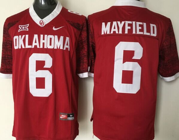 NCAA Youth Oklahoma Sooners Red Limited 6 jerseys